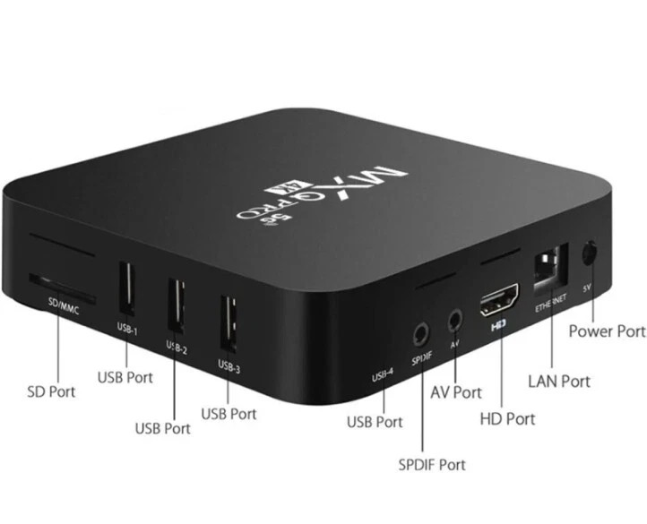 Android TV BOX WiFi Internet SMART TV FULL HD 1080p 32 GB MXQ pro 4k foto 6