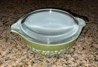 Vintage Pyrex Spring Blossom / Crazy Daisies # 471 Casserole Dish w/Lid EUC