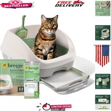Purina Litter Box System with Zeolite Pellets  Ion Pads - Fits All Cat Breeds