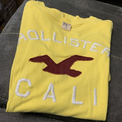 Hollister California Company Raised Letter & Applique Seagull Men's T Shirt Sz S - Picture 4 of 6