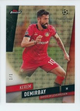 2019-20 Kerem Demirbay Topps Finest UCL Superfractor Bayer Leverkusen Card 1/1