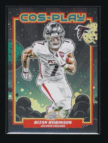 2025 Topps Cosmic Chrome Cos-Play Bijan Robinson Falcons Case Hit SSP
