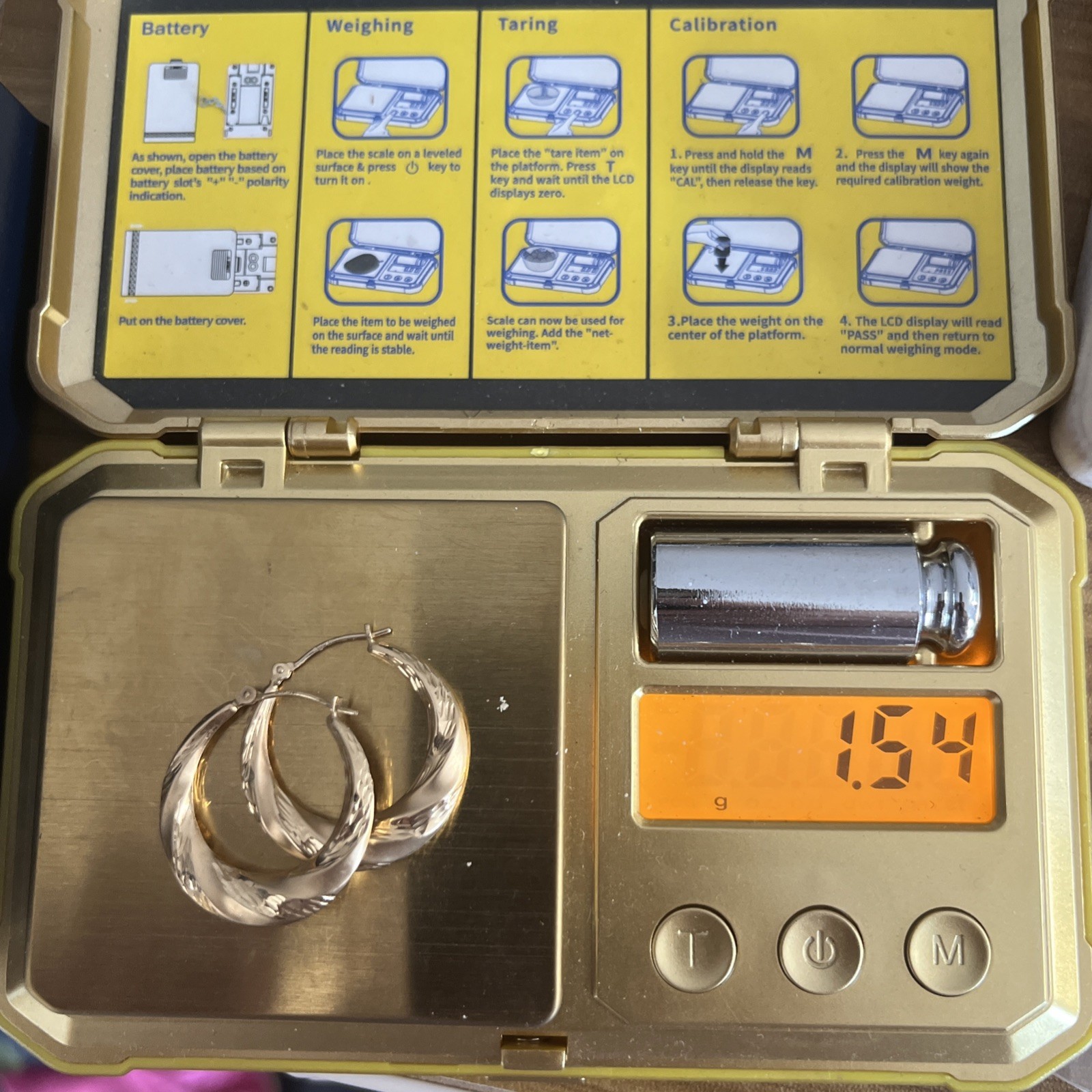 14k Gold Basic Hoops - image 7