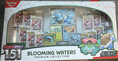 Pokémon TCG SV 151 Blooming Waters Premium Collection Promo Oversize Card 2023