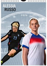 Alessia Russo Inspired 2026 Football Photo Calendar