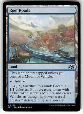 Reef Roads Land Aetherdrift Magic: the gathering Near Mint or Better