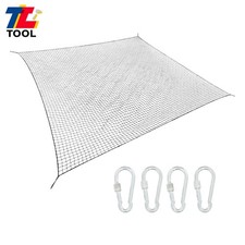 15 x 30 Feet Baseball Softball Batting Cage Net Backstop Practice Net Balck PE
