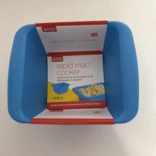 Rapid Mac Cooker Macaroni and Cheese Maker Fast Easy Bowl Dish Dishwasher Safe