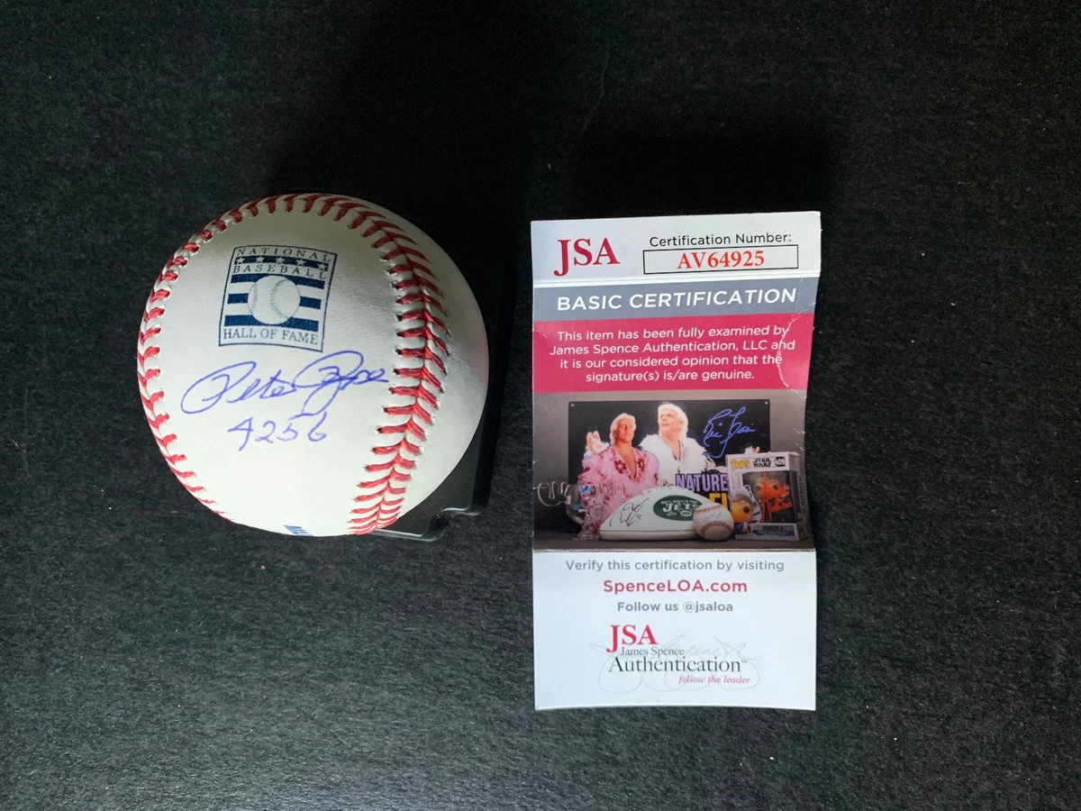 James Spence Authentication (JSA) Pete Rose Original Autographed