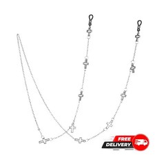Cross Eyeglass Chain Metal Sunglasses Holder Neck Strap