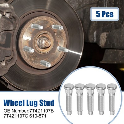 1/2''-20 Vordere oder hintere Radbolzen für Ford Edge 2007-2014 - 5 Stück
