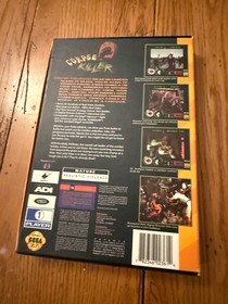 Sega Corpse Killer 32X 1994 Edition with Case and Disc Sticker Registration Card