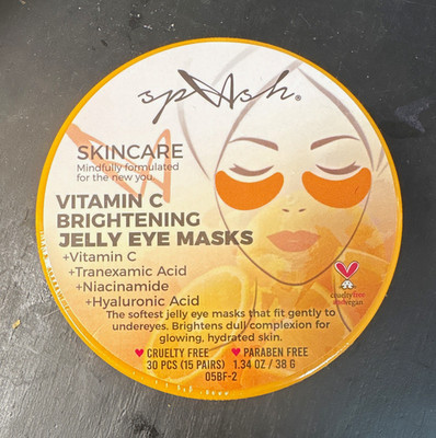 spAsh Vitamin C Brightening Jelly Under Eye Masks 30ct (15 pr) 1.34 oz