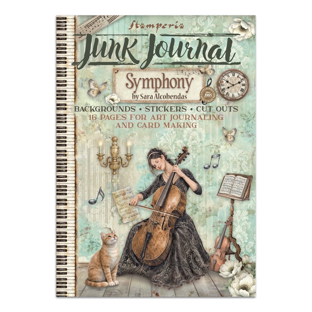 Stamperia Junk Journal A4 – Symphony | SPSBJK24