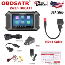 OBDSTAR iScan For Ducati Motorcycle Diagnostic Scan Tool Programmer + M041 Cable