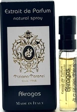 TIZIANA TERENZI AKRAGAS EXTRAIT DE PARFUM VIAL SPRAY UNISEX 0.05 Oz SAMPLE SIZE!