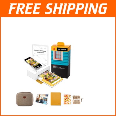 Affordable Dock Plus Instant Photo Printer + 90 Sheets - Superior Quality Prints