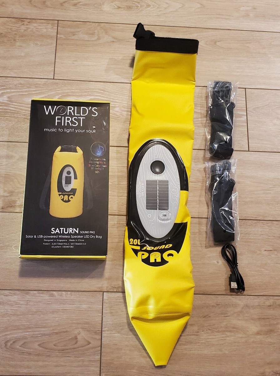 Ztarx Waterproof Dry Bag 20L Solar Powered Wireless Speaker