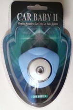Blue Car Baby II Wireless Handsfree Cell Phone Car Kit NEW / Sealed