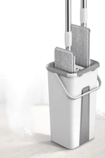 Magic Floor Squeeze Mop with  Flat Bucket Rotating Mop