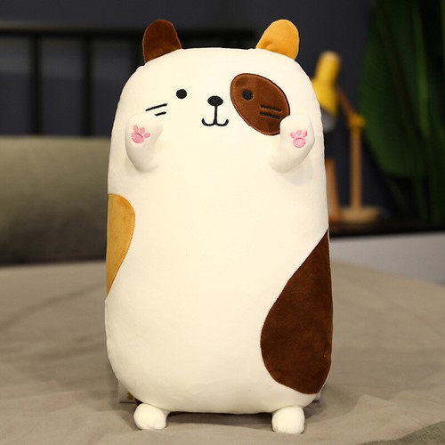 Juguetes de peluche Fat Belly Cat relleno suave largo animal almohada cojín regalo de cumpleaños - Imagen 8 de 11