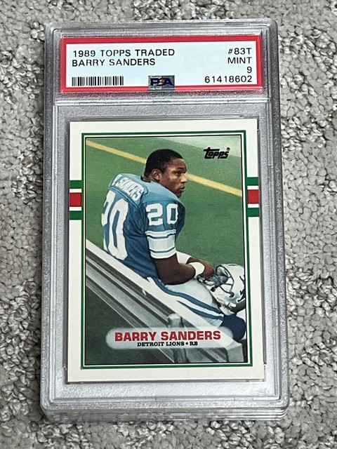 Barry Sanders 1989 Topps Traded