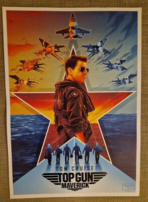 New Cineworld Fan Exclusive Maverick A3 Poster (Top Gun) 