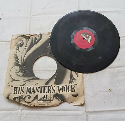 1957 Vintage 78 RPM Nagmani Film Asha Bhosle HMV Schallplatte R64