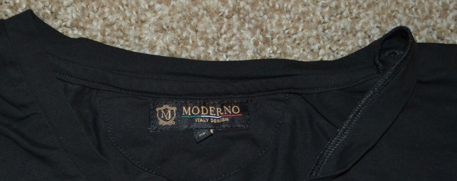 Moderno Italy Design beaded tiger mens t-shirt sz. XL