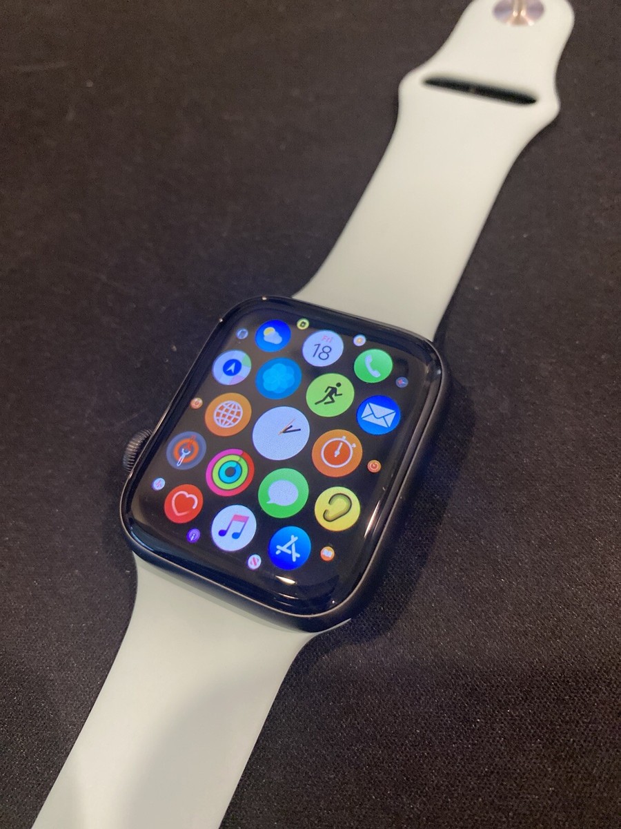 Apple Watch Series 5 44mm Space Gray Aluminum + Free band | eBay