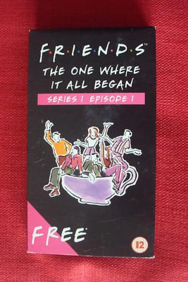 FRIENDS series 1 episode 1 VHS Video Tape 1997 Promotional, Pilot, Warner Bros