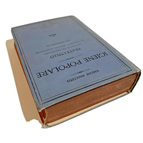 Manuale di Medicina 1897 A. Ghione – Prima Edizione con Dedica – Igiene Popolare - Foto 3 di 11