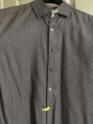 Robert Graham Long Sleeved SzL 42/16.5 Worn 1x Prof Dry Cleaned FREE SHP