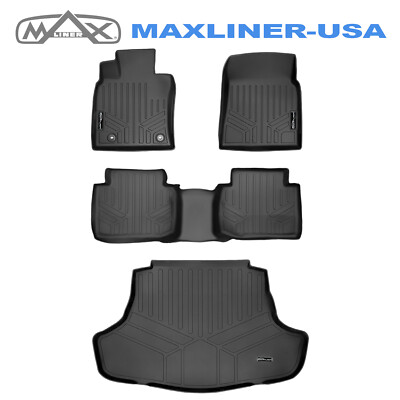 SMARTLINER 2 Row Floor Mats & Cargo Liner for 18-21 Toyota Camry FWD (No Hybrid)