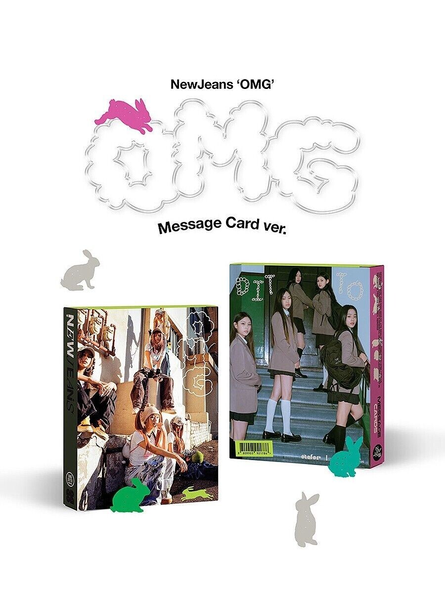 NEWJEANS [OMG] 1st Single Album MESSAGE CARD HYEIN Ver CD+Foto