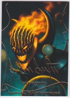 2022 Upper Deck Marvel Masterpieces Gold Signature #2 - Dormammu dos Santos Mint