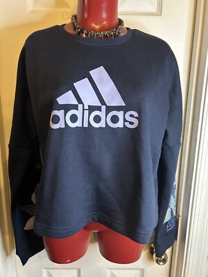 WOMENS ADIDAS FARM LEGEND INK CROP SWEATSHIRT