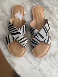 coconuts cheetah sandals