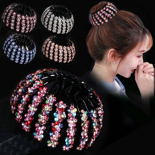 Manchette Chignon Cristal Multicolore - Accessoire Cheveux Neuf, Marque NY FASHION ACCESSORIES