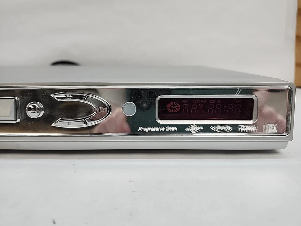 Reproductor de DVD / CD / MP3 Koss KS3112 delgado plateado GENUINO OEM video WMA - PROBADO Foto 3 de 4