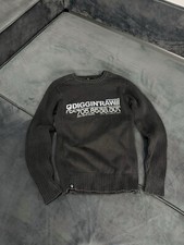 Vintage Military Sweater Black Size L Vintage 90s Diesel Style Archive Regular