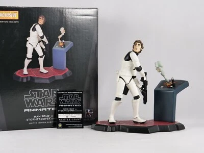 STAR WARS Animated - Han Solo Stormtrooper Gentle Giant, n°615/1000 (2010) Exclu - Photo 1/4