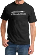 1967 Chevelle SS Convertible Classic Outline Design Tshirt NEW
