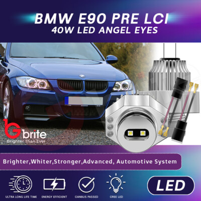 2x E90 PRE LCI 40W ANGEL EYE GLÜHBIRNEN FEHLERFREI PLUG & PLAY DIREKTER ERSATZ A19