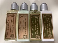 L OCCITANE VERBENA 4 Piece Travel Size Set 50ml 1.7oz Shampoo Condition Lotion