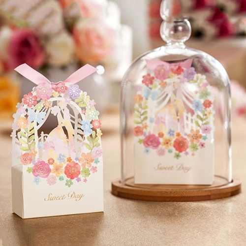 flower favor bags