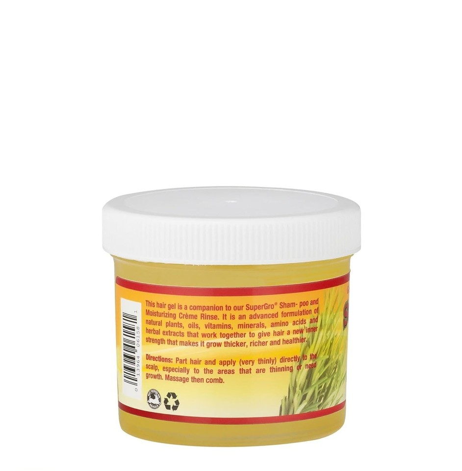 SuperGro Hair Gel with Extra HoldFor Breading, Locking, Twisting