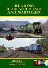 Reading Blue Mountain and Northern Vol 6 DVD Freight Operations 1993-1995 R&BMN