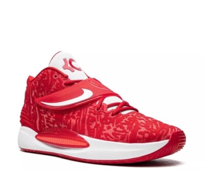 r*e様 Nike KD14 NIKE KD14 KD 14 TB PROMO KEVIN DURANT UNIVERSITY RED WHITE DM5040