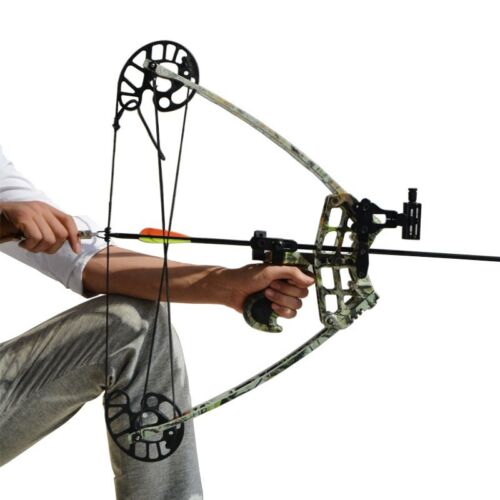 Archery Triangle Compound Bow Right Left Hand Hunting Shoot Competition 40lbs - Picture 3 of 13